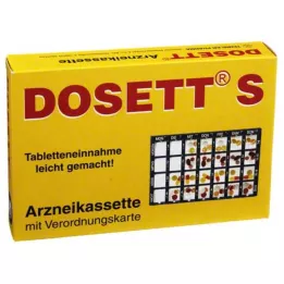 DOSETT S Medicina casete azul, 1 ud