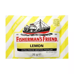 FISHERMANS FRIEND Pastillas de limón sin azúcar, 25 g