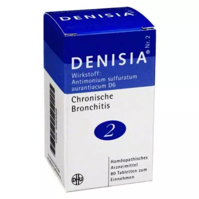 DENISIA 2 Bronquitis Crónica Comprimidos, 80 uds