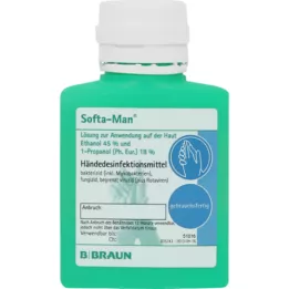 SOFTA MAN Frasco de bata desinfectante de manos, 100 ml