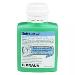 SOFTA MAN Frasco de bata desinfectante de manos, 100 ml