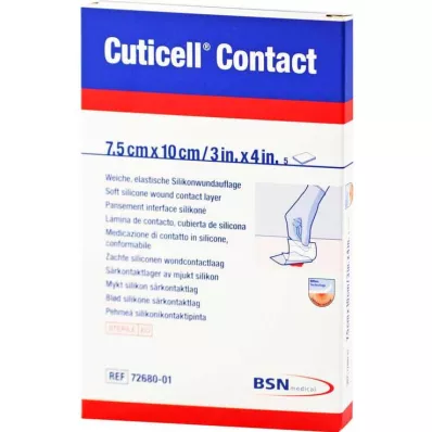 Cuticell Contact 7,5x10 cm vendaje, 5 piezas