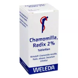 CHAMOMILLA RADIX 2% pastillas, 100 uds