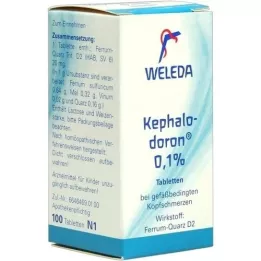 KEPHALODORON 0,1% comprimidos, 100 uds
