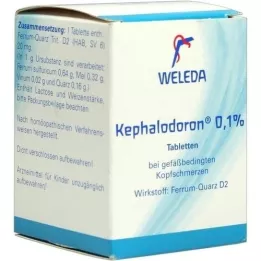 KEPHALODORON 0,1% comprimidos, 250 uds
