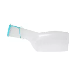 URINFLASCHE f.men plástico con tapa, 1 ud