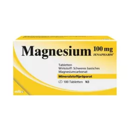 MAGNESIUM 100 mg comprimidos Jenapharm, 50 uds