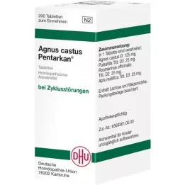 AGNUS CASTUS PENTARKAN Tabletas, 200 uds