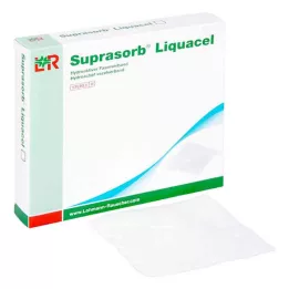 SUPRASORB Liquacel hydroakt.Faserverb.15x15 cm, 4 uds
