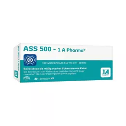 ASS 500-1A Comprimidos farmacéuticos, 30 uds