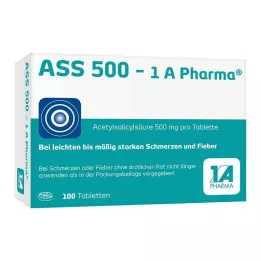 ASS 500-1A Comprimidos farmacéuticos, 100 uds