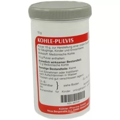 KOHLE polvo de pulvis, 10 g