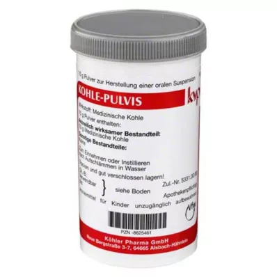 KOHLE polvo de pulvis, 10 g