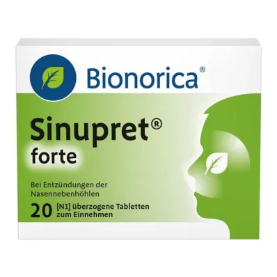 Tabletas recubiertas de Sinupret Forte, 20 piezas