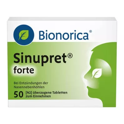 Tabletas recubiertas de Sinupret Forte, 50 piezas