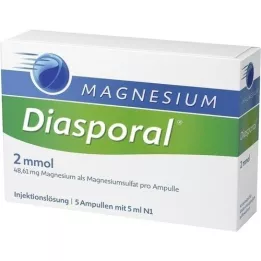 MAGNESIUM DIASPORAL Ampollas de 2 mmol, 5X5 ml