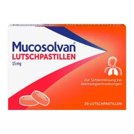 MUCOSOLVAN Pastillas 15 mg, 20 uds