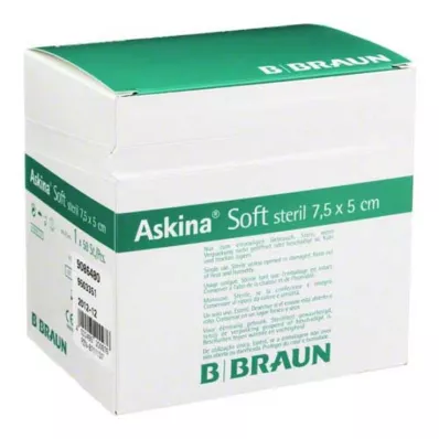ASKINA Apósito blando estéril de 5x7,5 cm, 50 uds