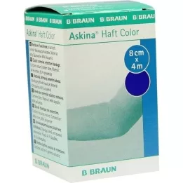 ASKINA Venda adhesiva Color 8 cmx4 m azul, 1 ud