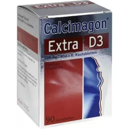 CALCIMAGON Extra D3 Comprimidos Masticables, 90 uds