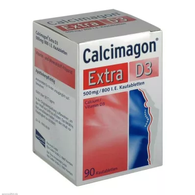 Tabletas masticables Calcimagon Extra D3, 90 ST