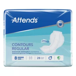 ATTENDS Contornos Regular 8 plantillas, 28 uds