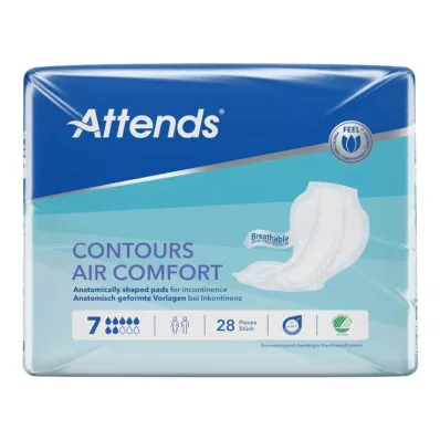 ATTENDS Contornos Air Comfort 7 Nuevos Temporales, 28 uds