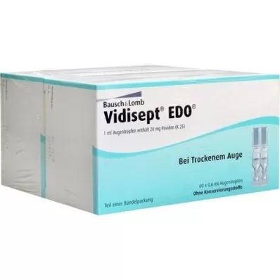 VIDISEPT EDO Una dosis de oftioles, 120X0,6 ml