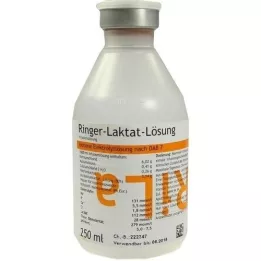 RINGER LAKTAT Solución de plástico, 250 ml