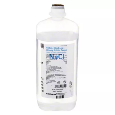 ISOTONE Solución salina 0,9% Braun Ecoflac Plus, 1000 ml