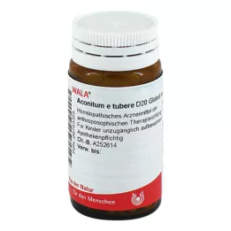 ACONITUM E tubere D 20 glóbulos, 20 g