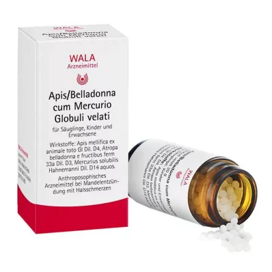 APIS BELLADONNA cum Mercurio glóbulos, 20 g
