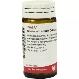 ARSENICUM ALBUM D 6 glóbulos, 20 g