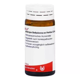 ATROPA belladona ex Herba D 10 glóbulos, 20 g
