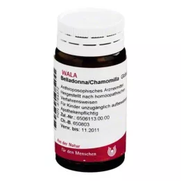 BELLADONNA CHAMOMILLA Glóbulos, 20 g