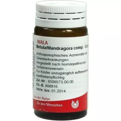 BETULA/MANDRAGORA glóbulos comp., 20 g