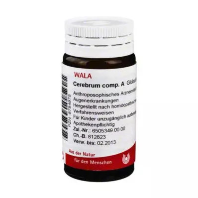 Compensación cerebral.Un glóbulo, 20 g