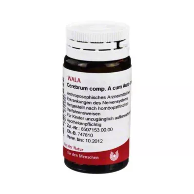 Compensación cerebral.A cum Auro com, 20 g