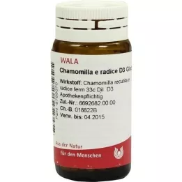 CHAMOMILLA E radice D 3 glóbulos, 20 g