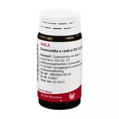 Chamomilla E Radix D 3 glóbulos, 20 g