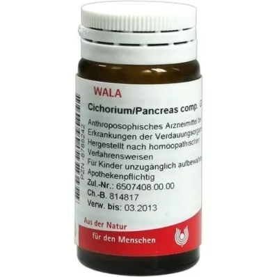 CICHORIUM PANCREAS glóbulos comp., 20 g