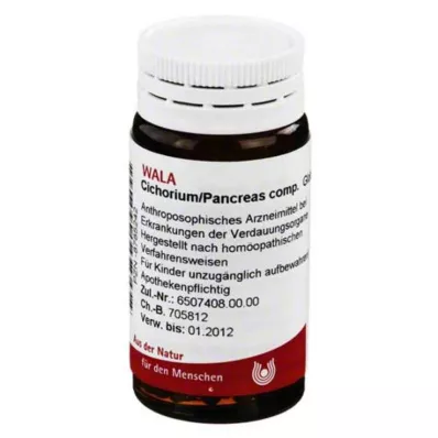 Cichorium páncreas comp.Glóbulos, 20 g