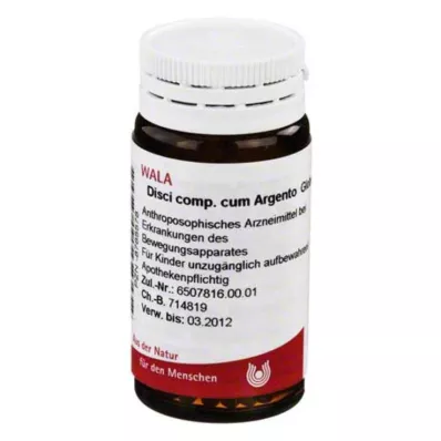 Comp. del disco.Glóbulos de Cum Argento, 20 g