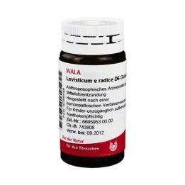 LEVISTICUM E radice D 6 glóbulos, 20 g