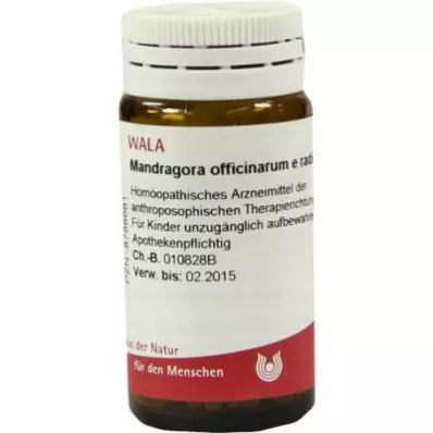 Mandrágora apagada.Rueda E. Glóbulos D6 (20 g)
