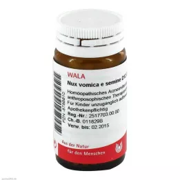 NUX VOMICA E semine D 12 glóbulos, 20 g
