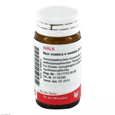 Nux vomica e semine D 12 glóbulos, 20 g