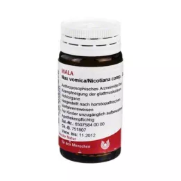 NUX VOMICA/NICOTIANA glóbulos comp., 20 g