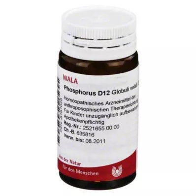 Fósforo D 12 glóbulos, 20 g