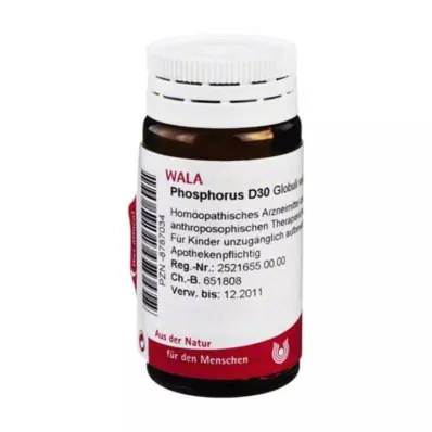Fósforo D 30 glóbulos, 20 g